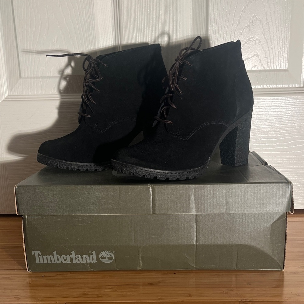 Timberland Women's Black Heeled Boots